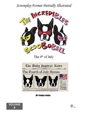 cover image of The Incredibles Scoobobell the 4th of July (Volume 8)